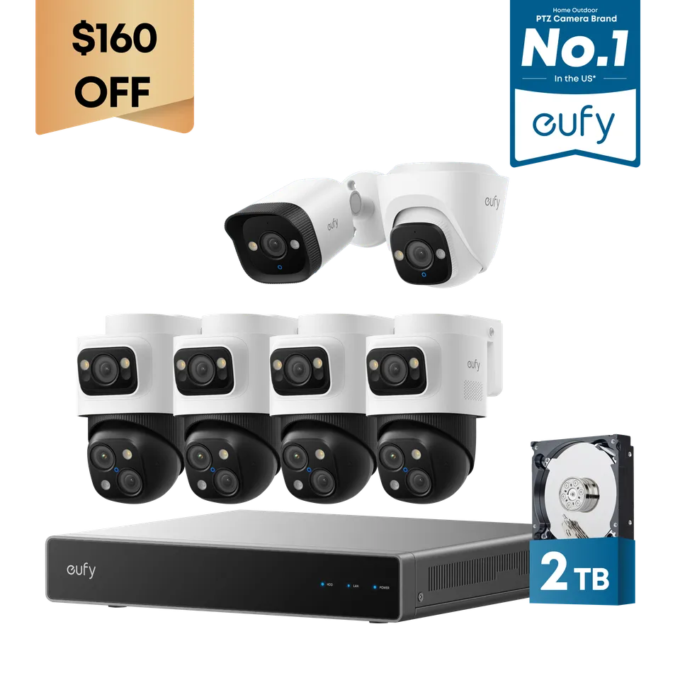 eufy-security-poe-nvr-s4-max-turret-e41-bullet-e40-berwachungssystem image 1