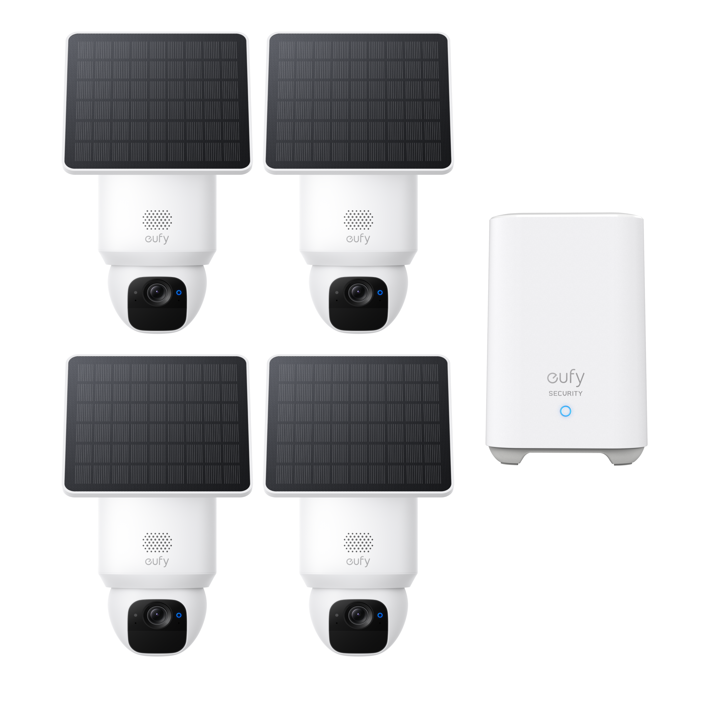 eufy-security-solocam-e30-4-cam-pack-homebase-2-berwachungskamera-set image 1