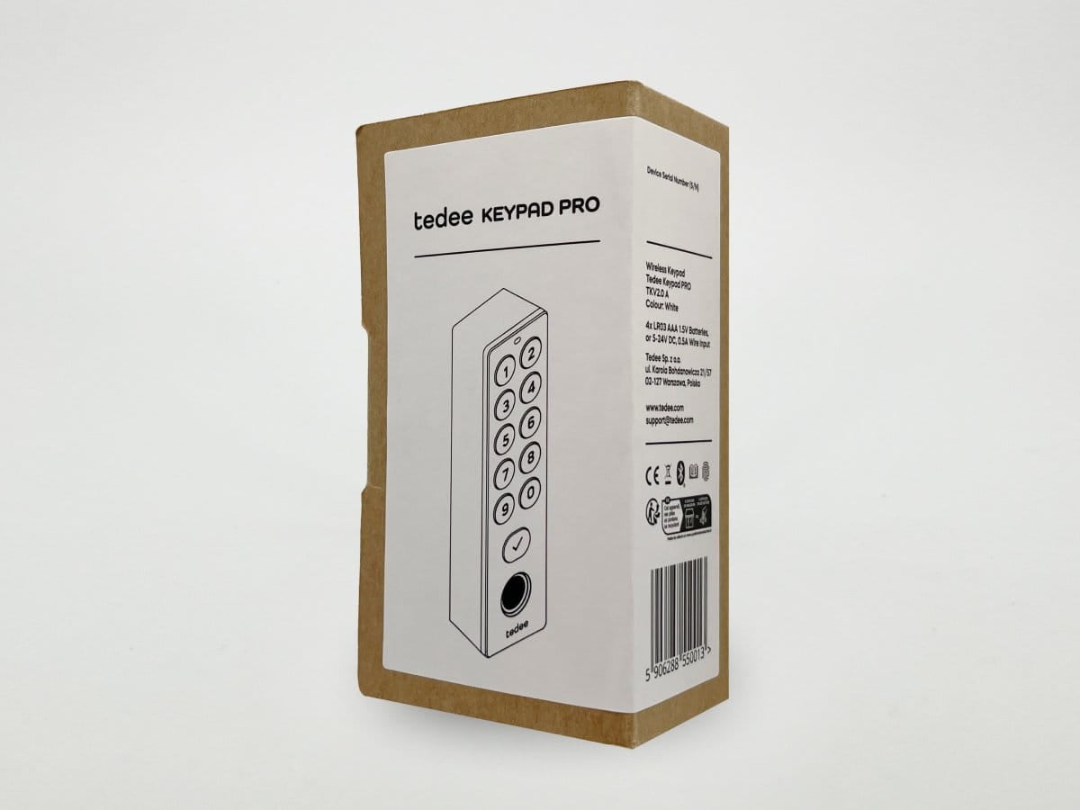 tedee-keypad-pro-white-wei-fingerprint-code-tastatur image 3