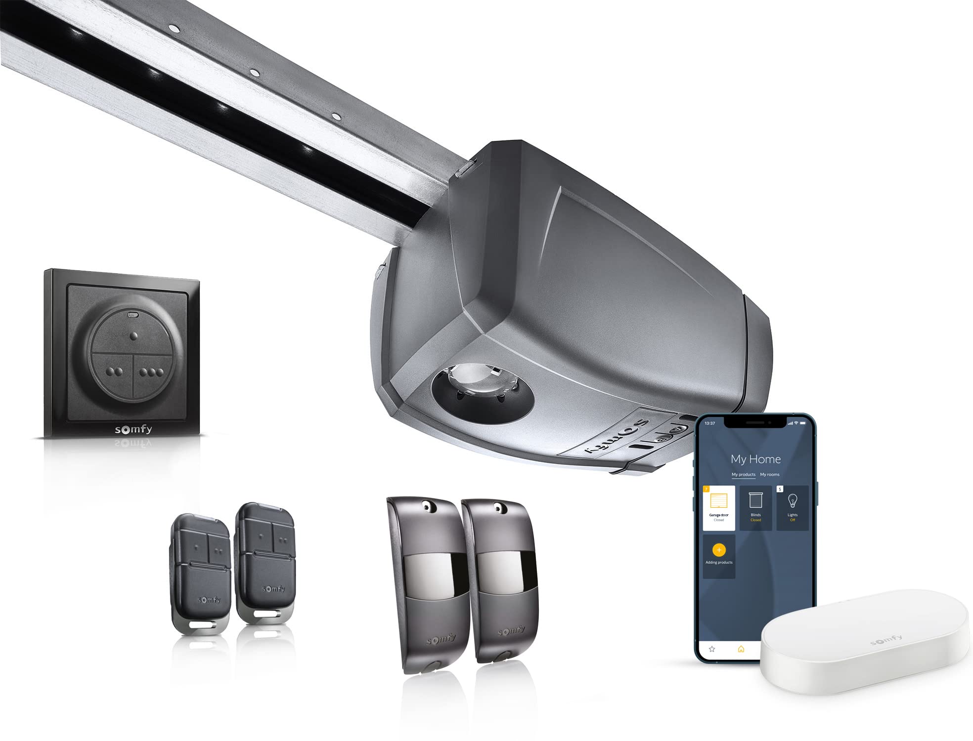 somfy-gdk-1100-connect-garagentor-antrieb-inkl-connectivity-kit-smart-garage image 1