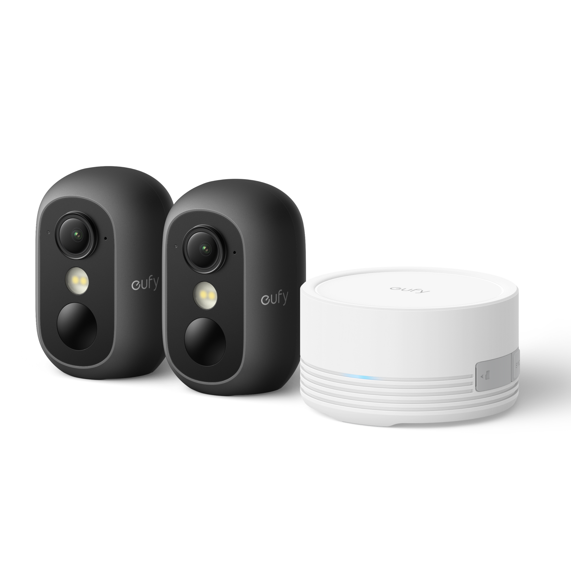 eufy-security-c35-2-kamera-set-schwarz-homebase-mini image 1