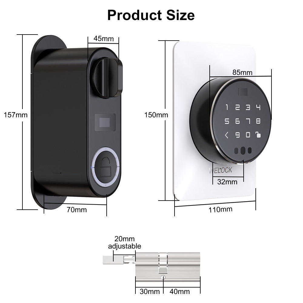welock-a91-automatisches-smart-lock-mit-gesichtserkennung image 7