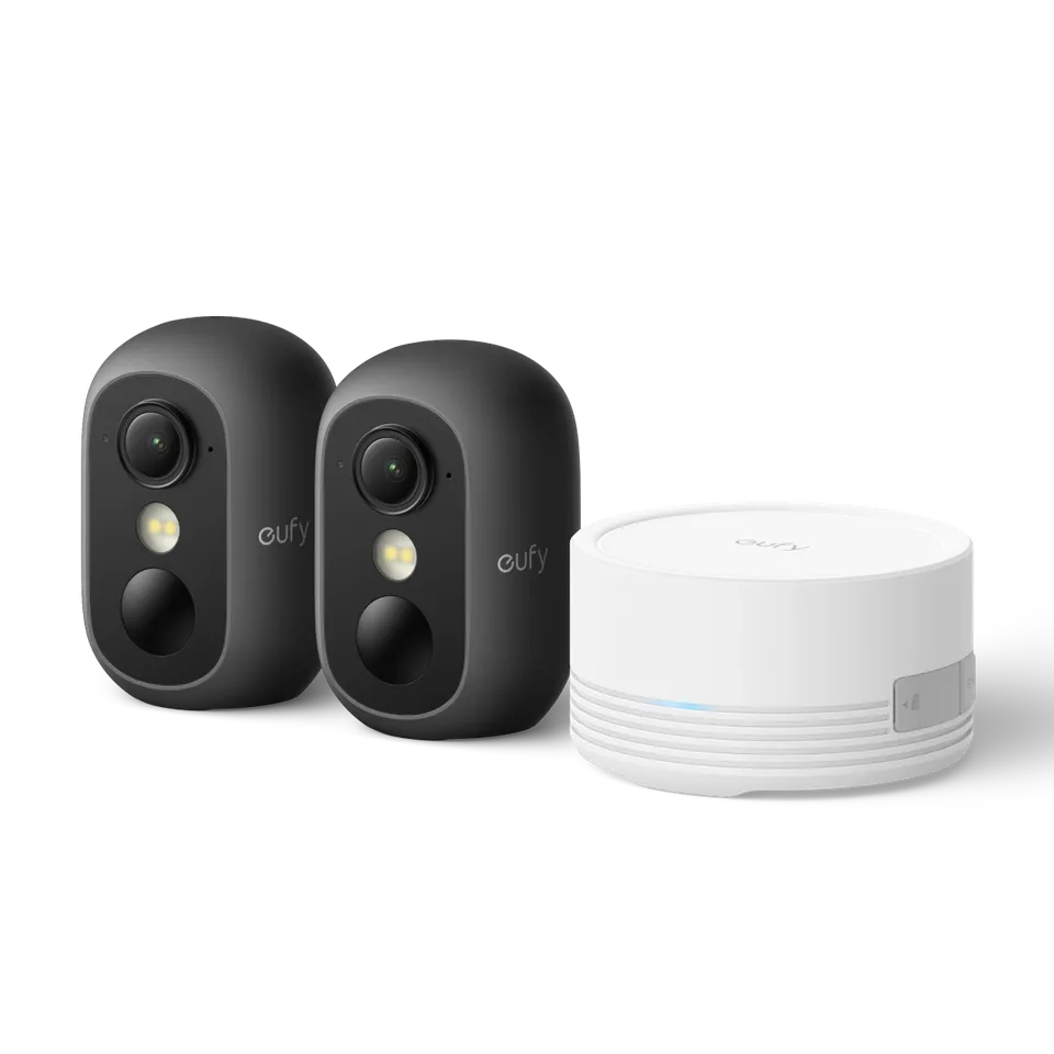 eufy-security-eufycam-c35-2-cam-kit-schwarz-wlan-kamera-set image 1