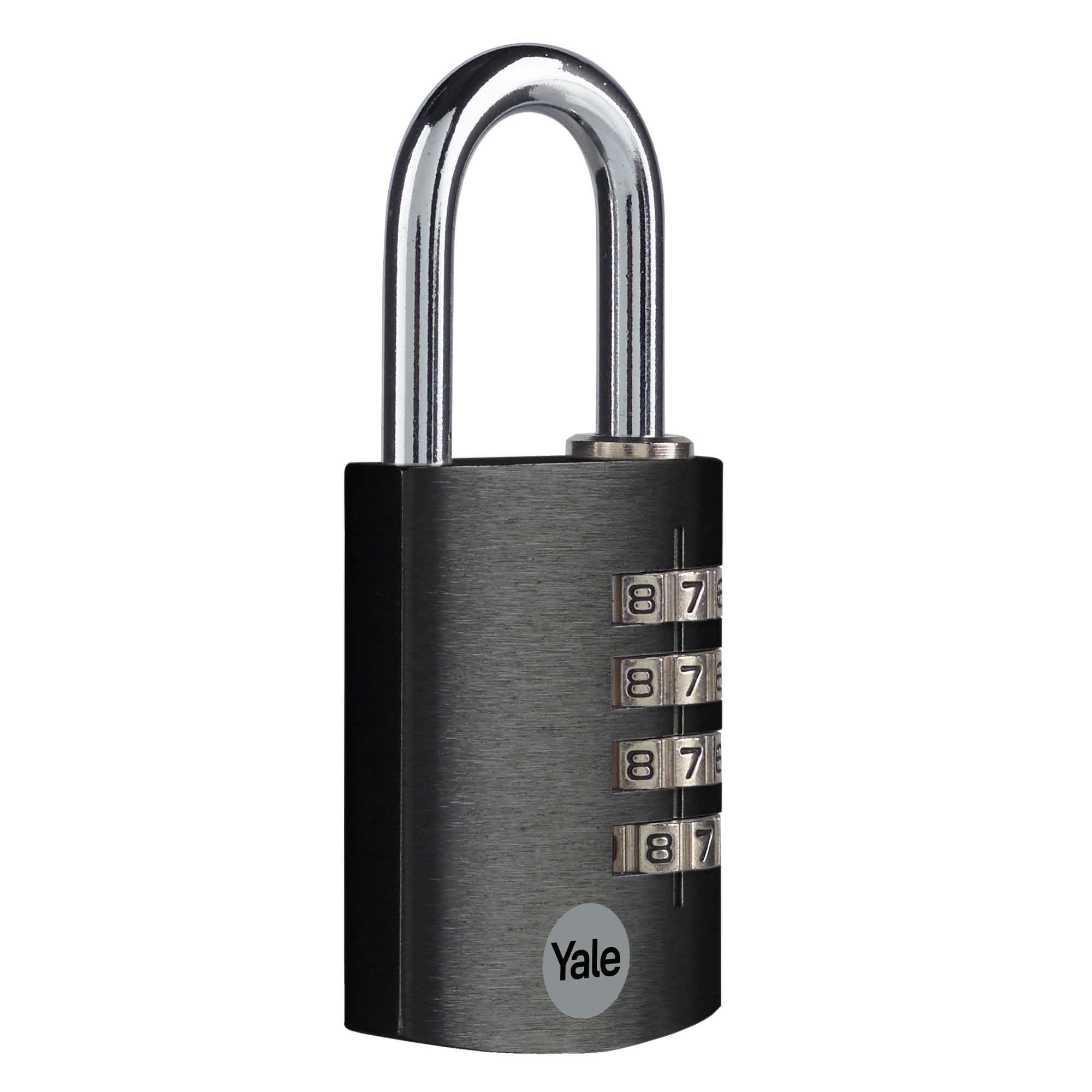 yale-ye3cb-38-131-1-bk-kombinations-vorh-ngeschloss-38-mm-aluminium-schwarz image 1