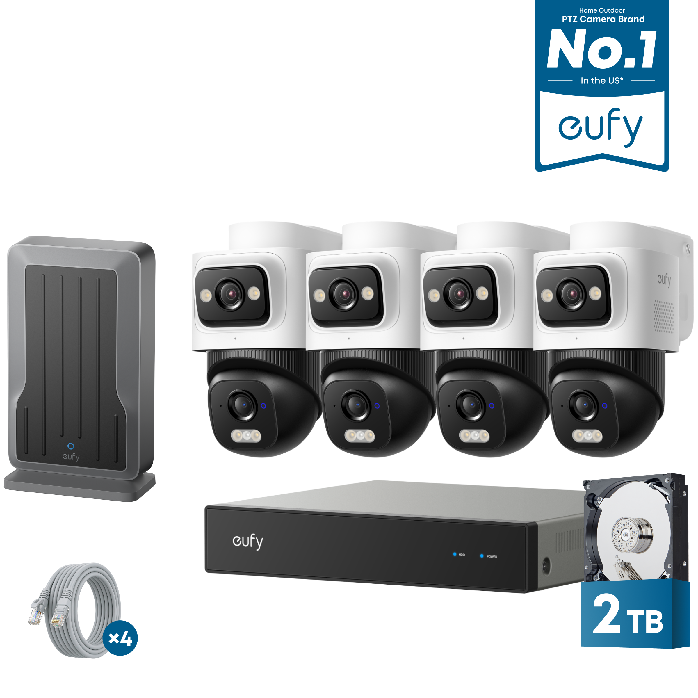 eufy-security-nvr-system-e50-4-cam-kit-mit-wifi-modul image 1