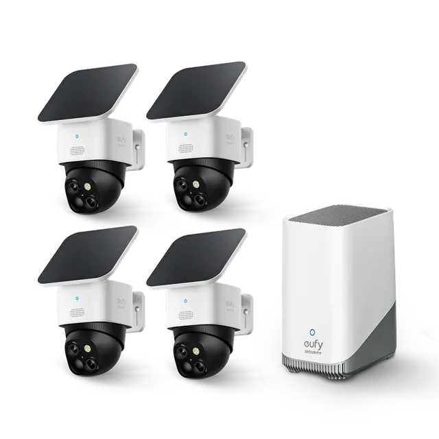 eufy-security-solocam-s340-4er-pack-homebase-s380 image 1