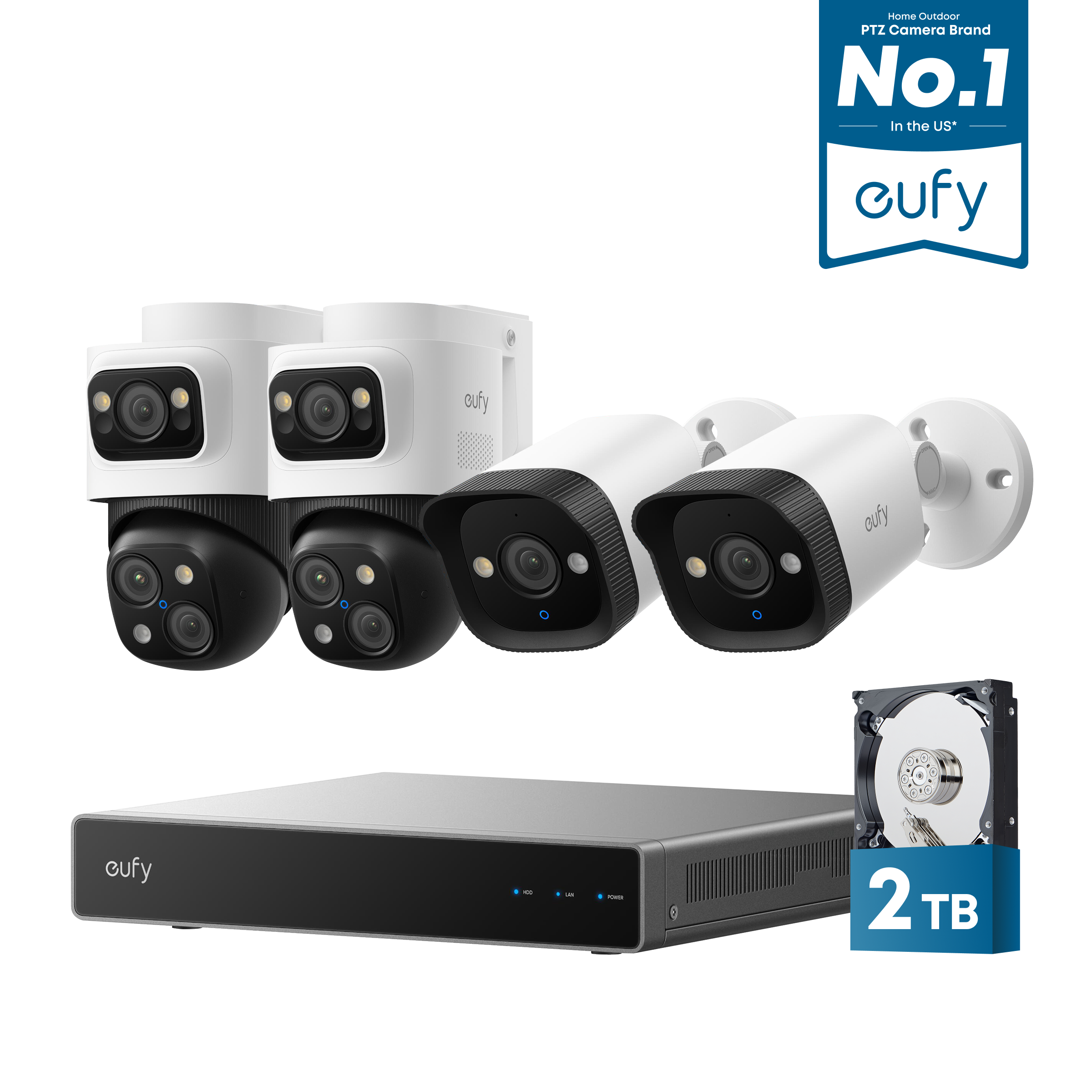 eufy-security-poe-nvr-security-system-s4-4-cam-set-4k-2k-ptz-360 image 1