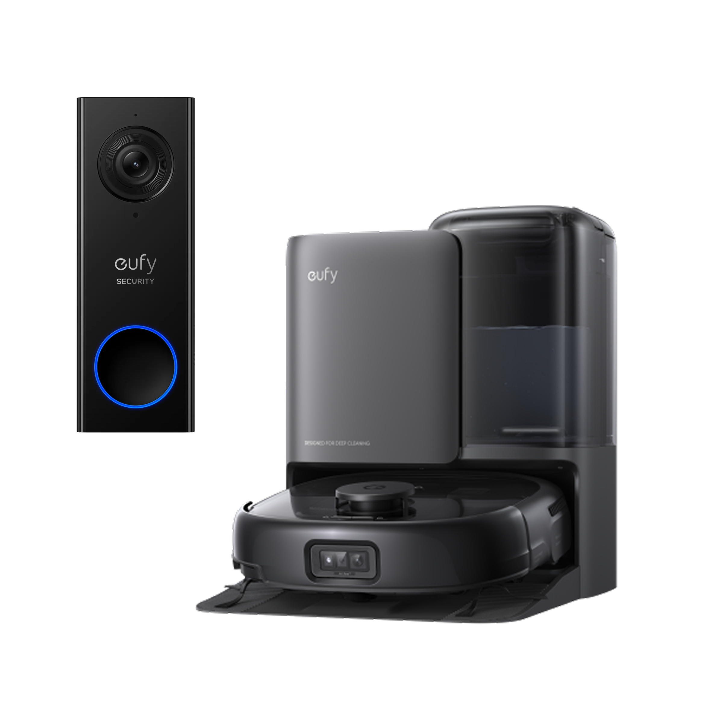 eufy-security-robot-vacuum-omni-e25-video-doorbell-e340-set image 1