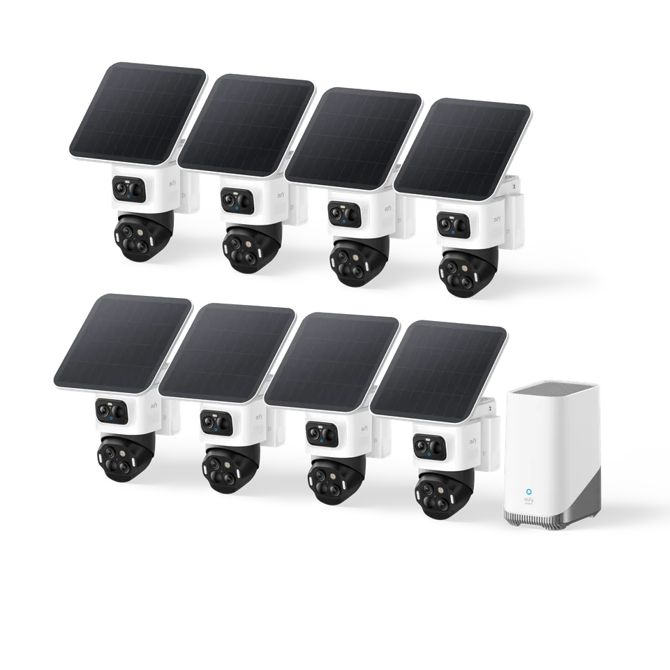 eufy-security-eufycam-s4-8-kamera-kit-homebase-3-berwachungskamera-set image 1