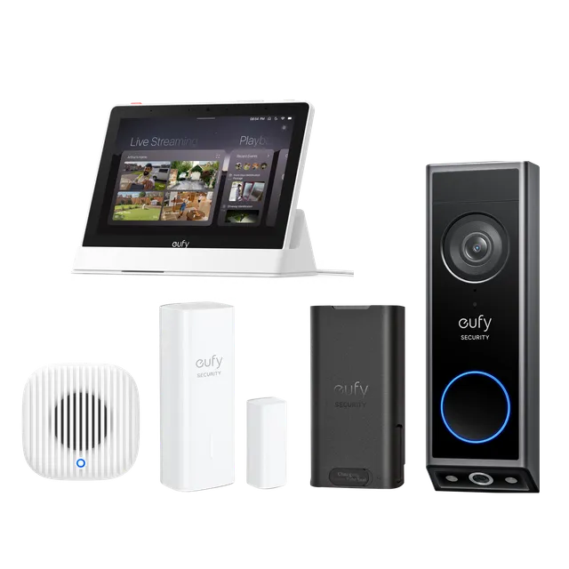 eufy-security-video-doorbell-e340-premium-whole-home-bundle-akku-t-rklingel-smar image 1