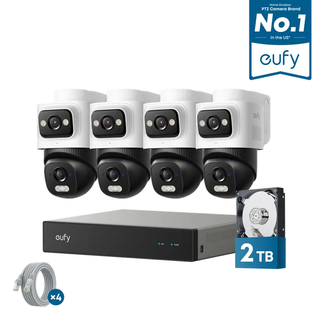 eufy-security-nvr-system-e50-4-cam-kit-poe-berwachungssystem-mit-dual-lens-bulle image 1