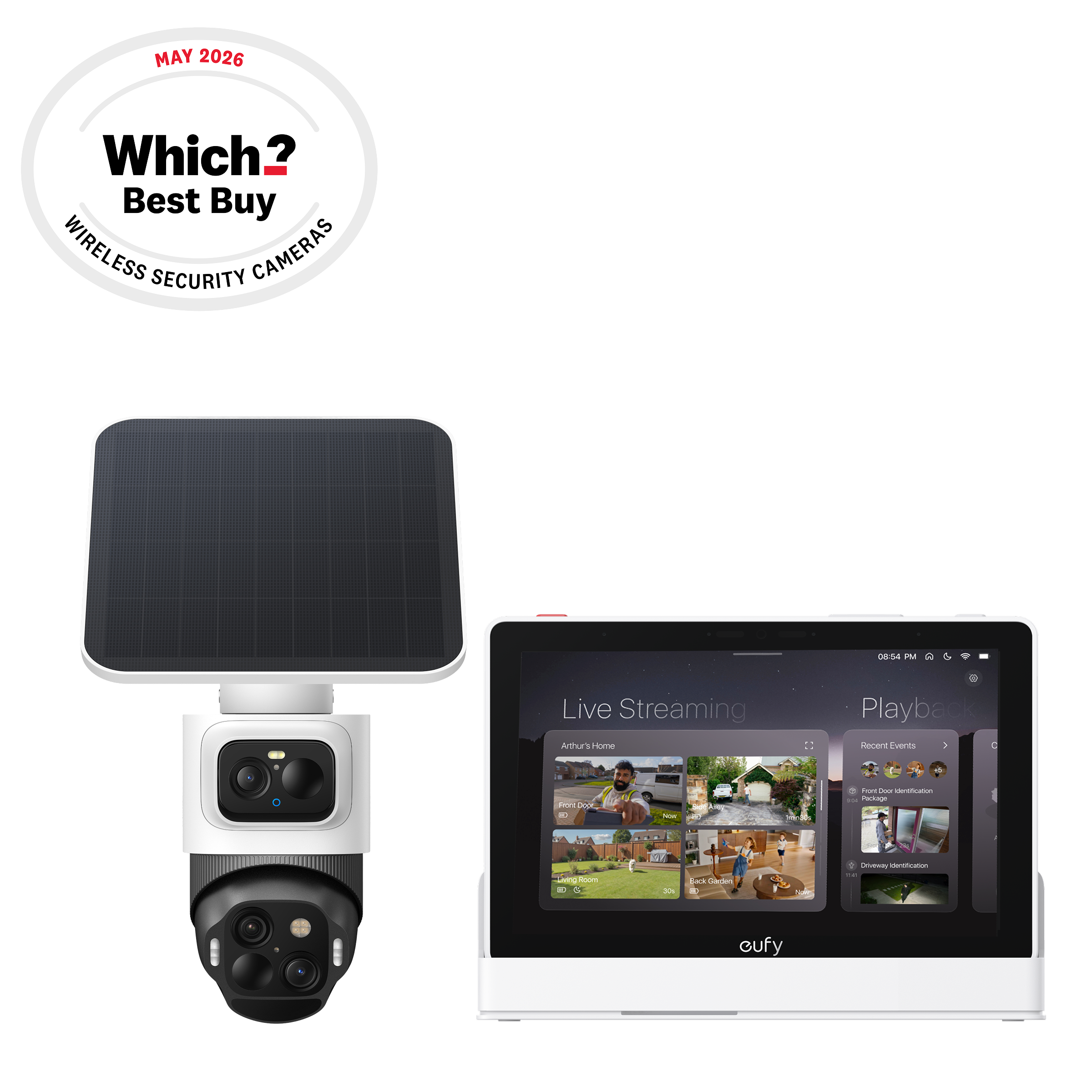 eufy-security-eufycam-s4-smart-display-e10-bundle image 1
