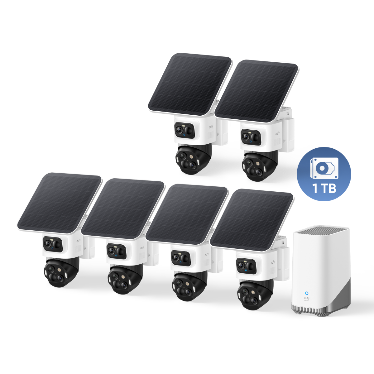 eufy-security-eufycam-s4-6-kamera-set-mit-homebase-s380-1tb-festplatte image 1