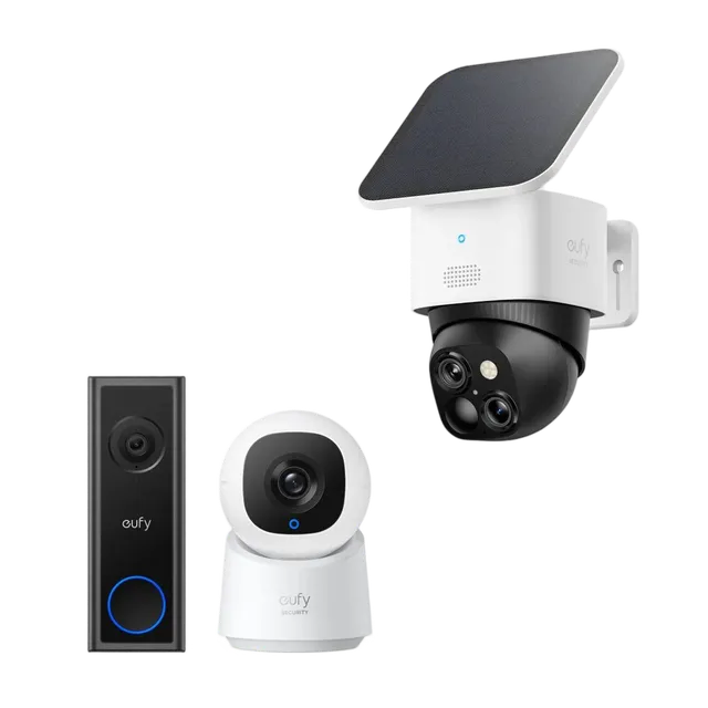 eufy-security-solocam-s340-video-doorbell-c30-innenkamera-c210-set image 1
