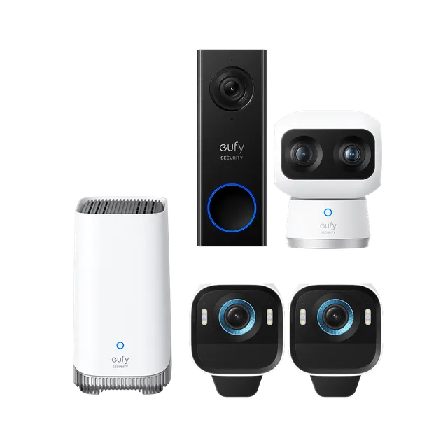 eufy-security-eufycam-s3-pro-2er-set-indoor-cam-s350-video-doorbell-c30-komplett image 1