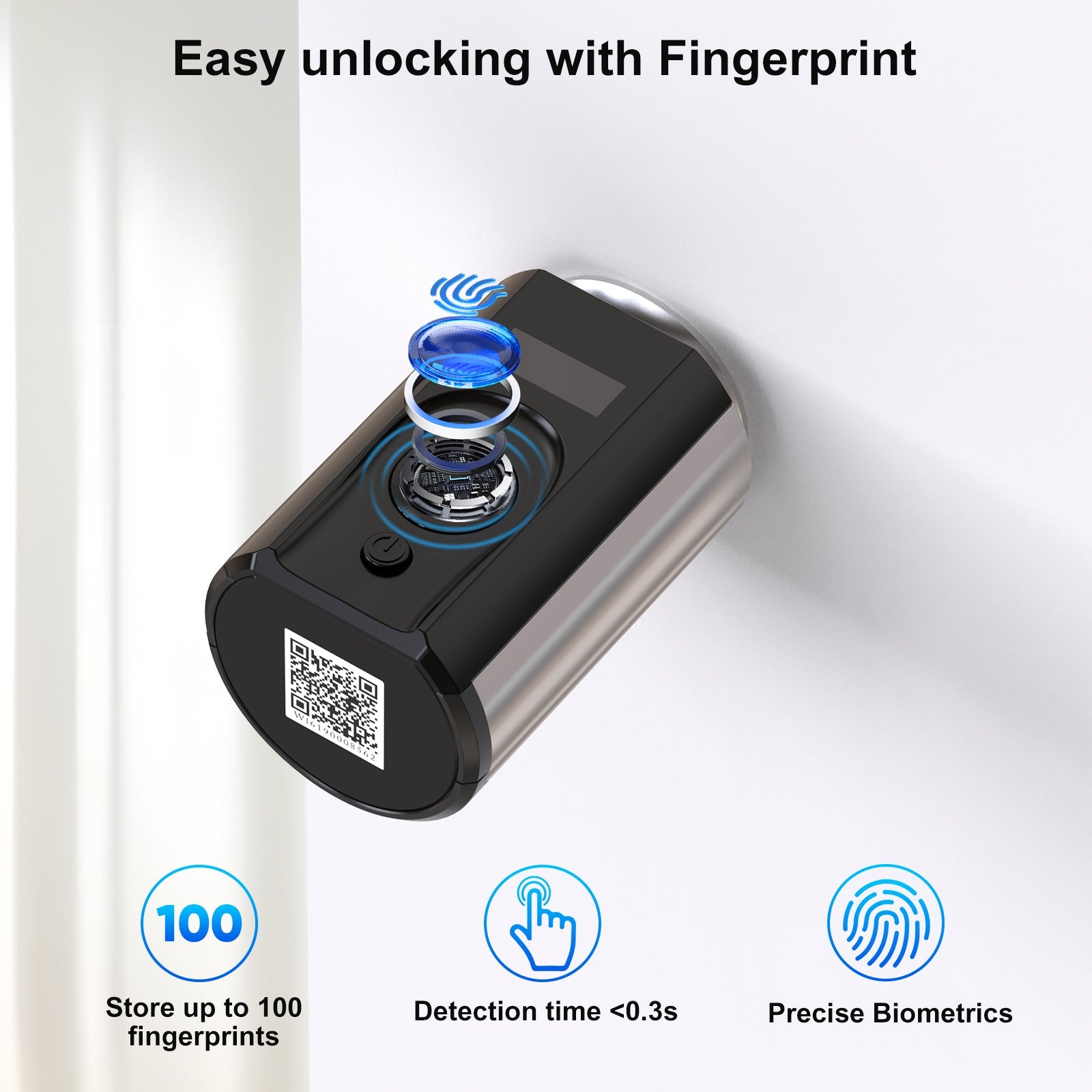 welock-touch63-fingerabdruck-t-rschloss-f-r-europrofil-zylinder-50-100-mm-mit-ap image 2
