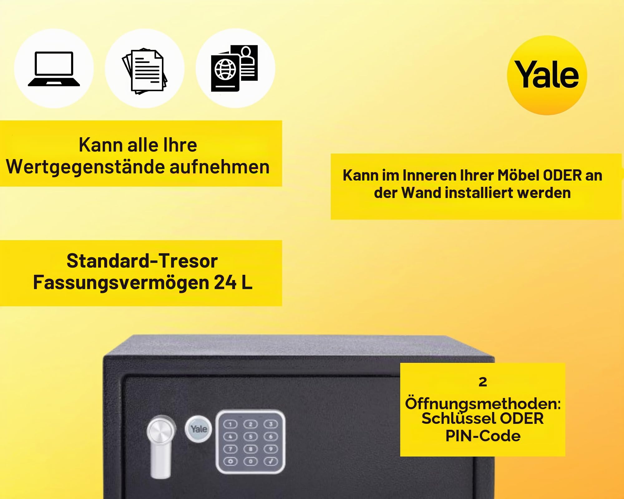 yale-ysv-250-db2-medium-elektronischer-m-beltresor-16-3l image 4
