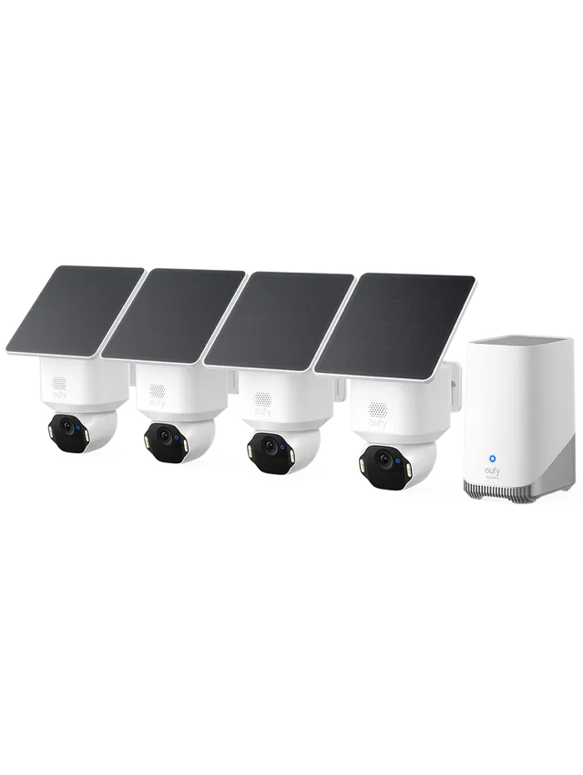 eufy-security-solocam-e42-4k-4-cam-set-mit-homebase-s380 image 1