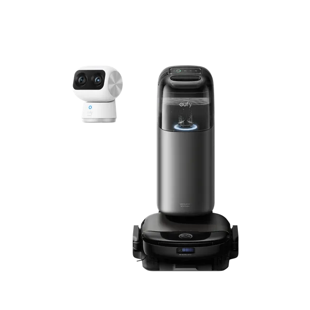 eufy-security-robot-vacuum-omni-s1-pro-indoor-cam-s350-set image 1