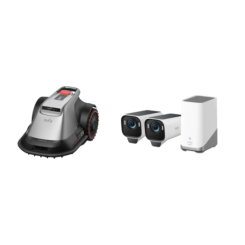 eufy-security-m-hroboter-e15-eufycam-s3-pro-2-kamera-set-bundle image 1