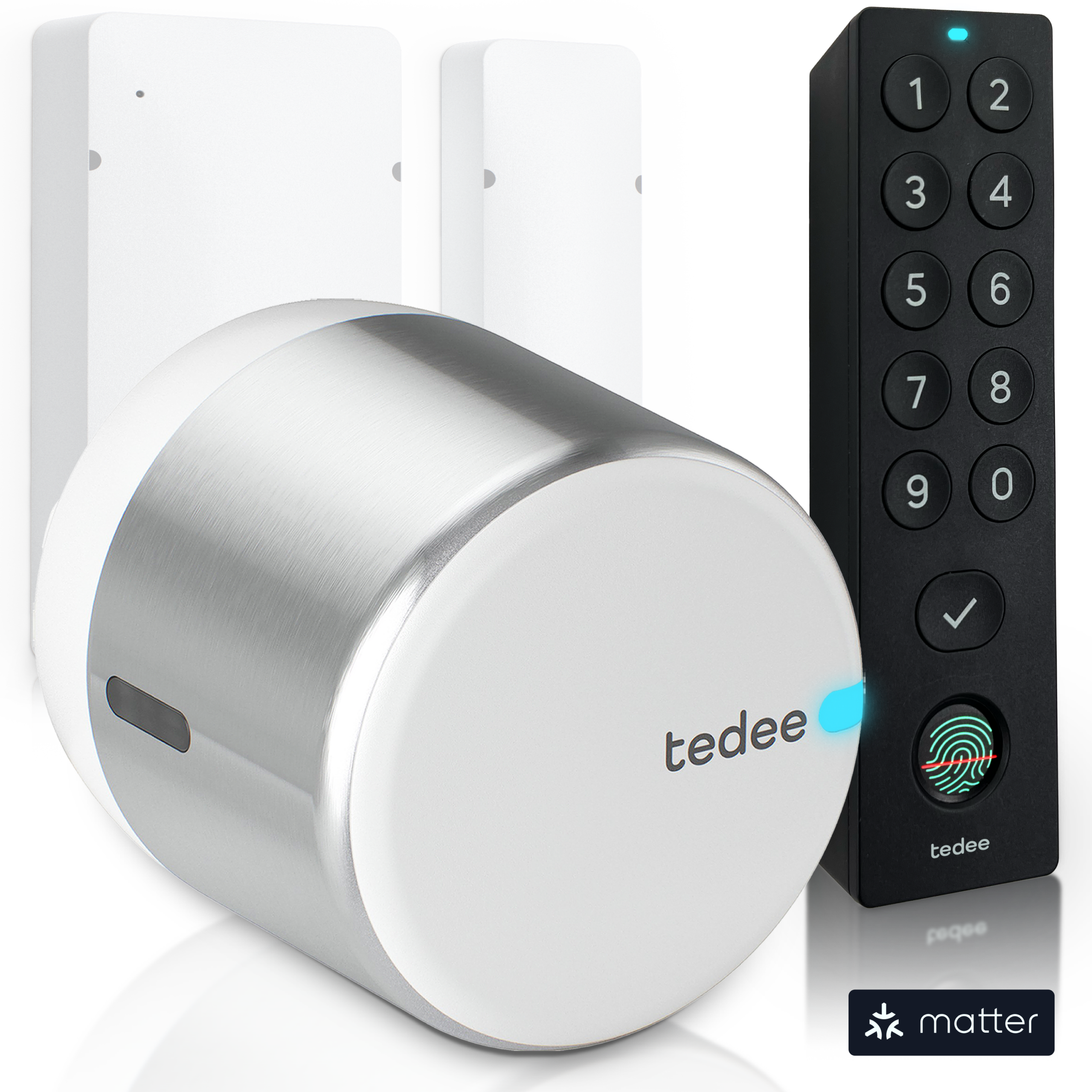 tedee-go2-door-sensor-keypad-bundle-smart-lock-set-mit-keypad-pro image 3