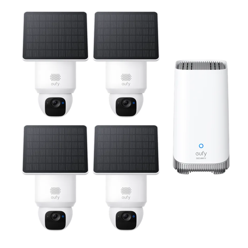 eufy-security-solocam-e30-4er-pack-berwachungskamera-set-homebase-3-s380 image 1