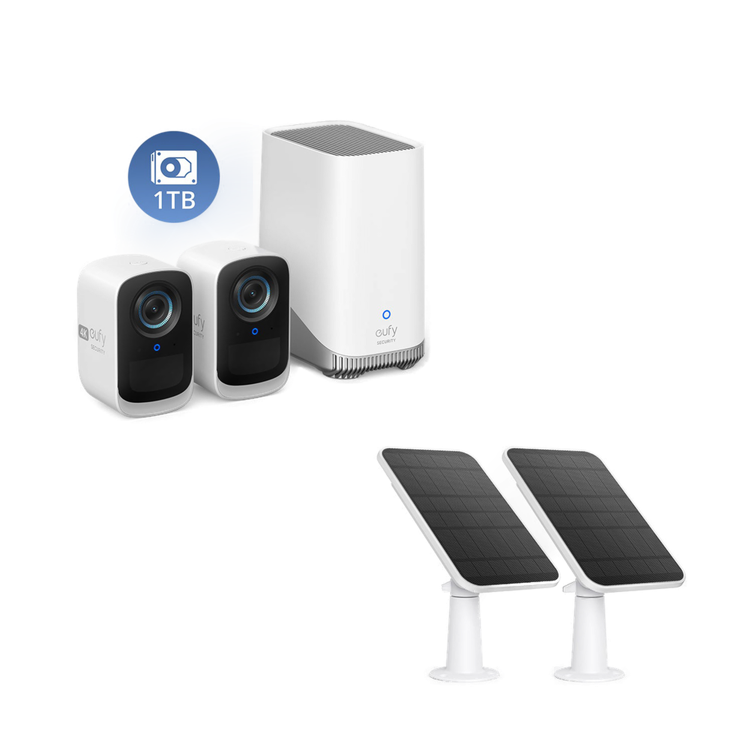 eufy-security-eufycam-s300-2er-set-mit-solar-panel-und-1-tb image 1