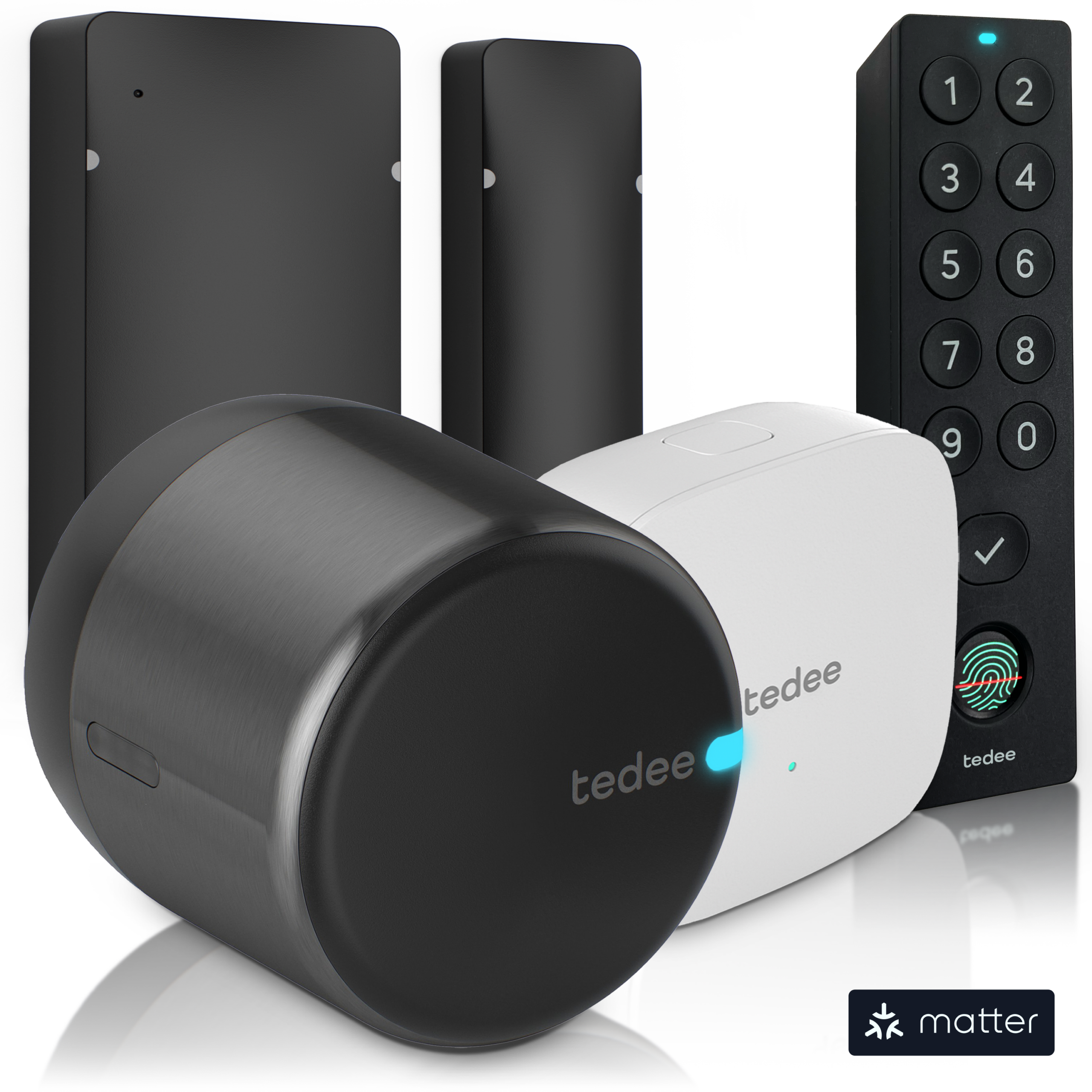 tedee-go2-door-sensor-full-bundle-smart-lock-bridge-keypad-pro image 2