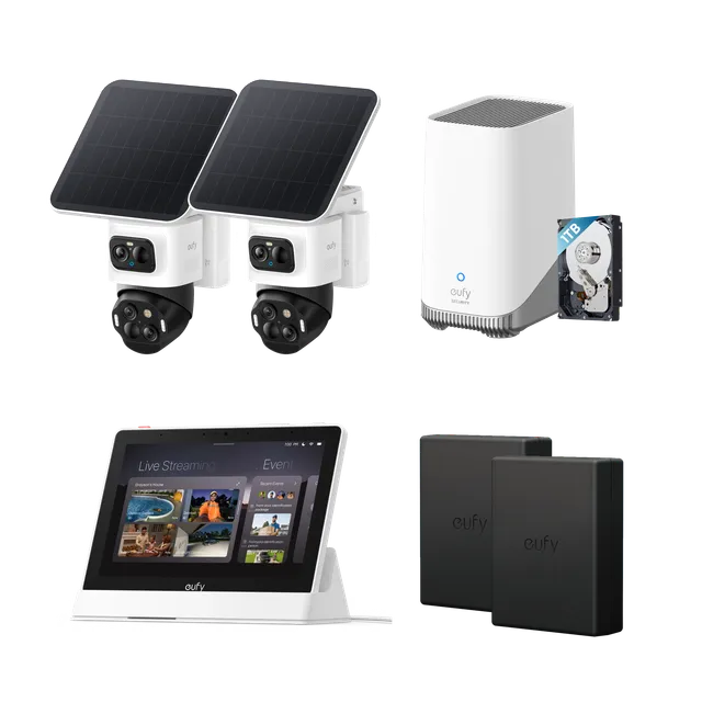 eufy-security-eufycam-s4-smart-view-berwachungs-bundle-mit-homebase-s380 image 1