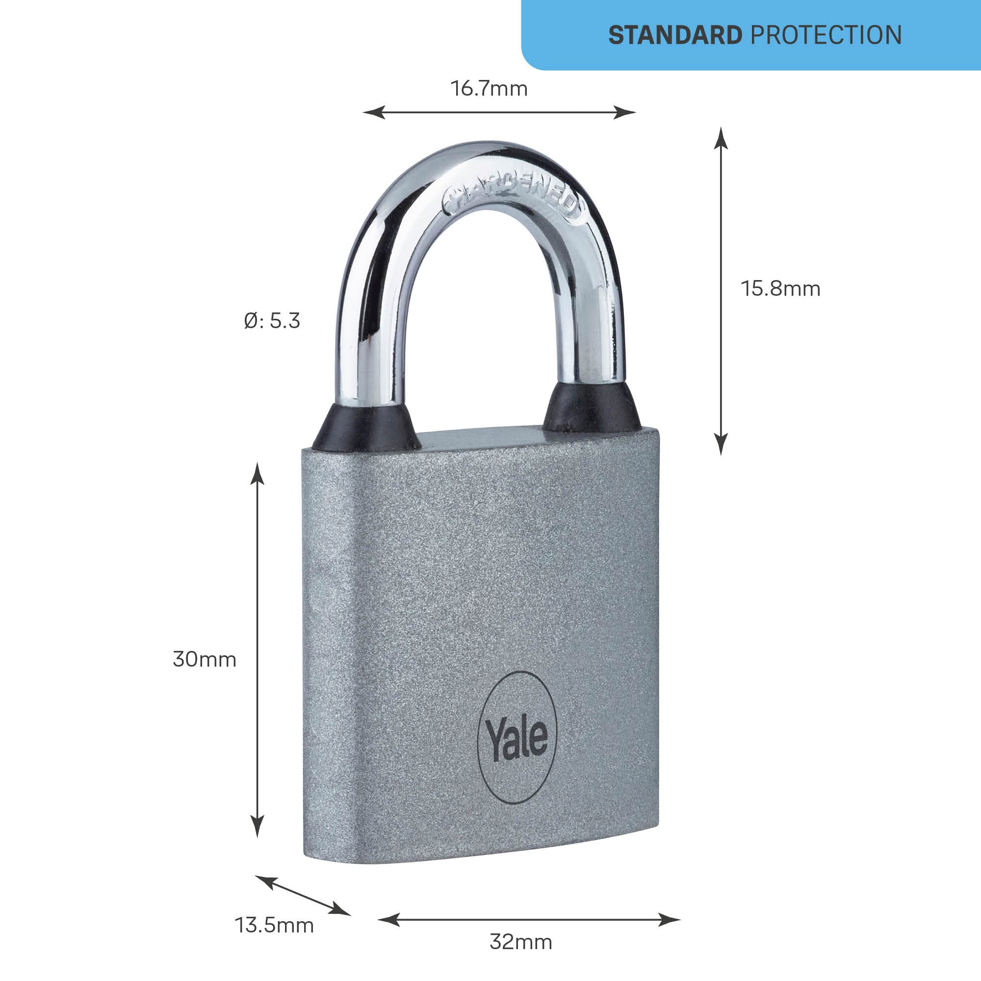 yale-y111s-32-116-1-vorh-ngeschloss-32-mm-eisen-silber-mit-3-schl-sseln image 4