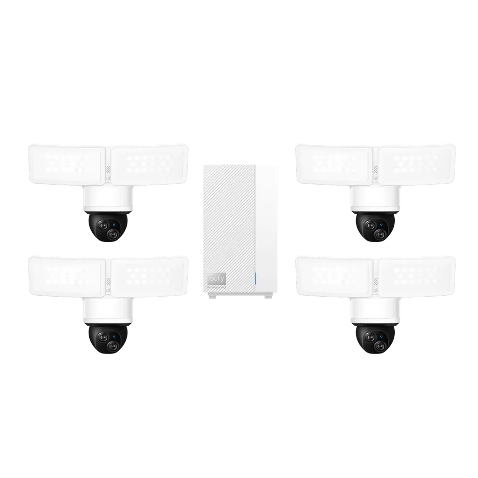 eufy-security-floodlight-camera-e340-4-cam-kit-homebase-professional-s1-360-flut image 1