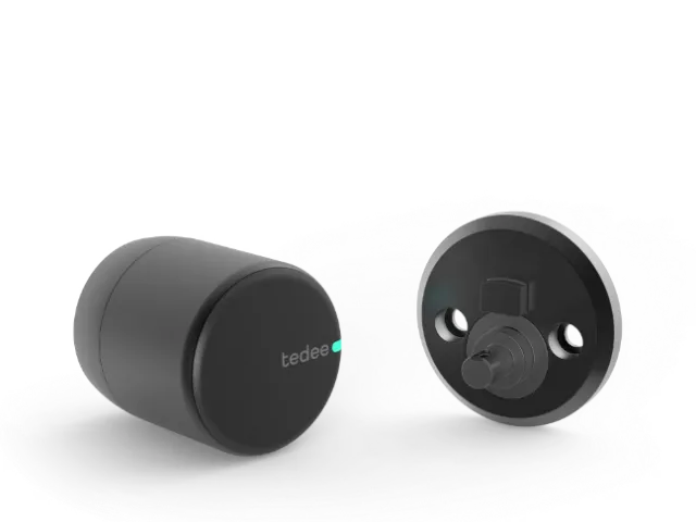 tedee-pro-smart-lock-schwarz-mit-nordic-adapter-graphit image 1