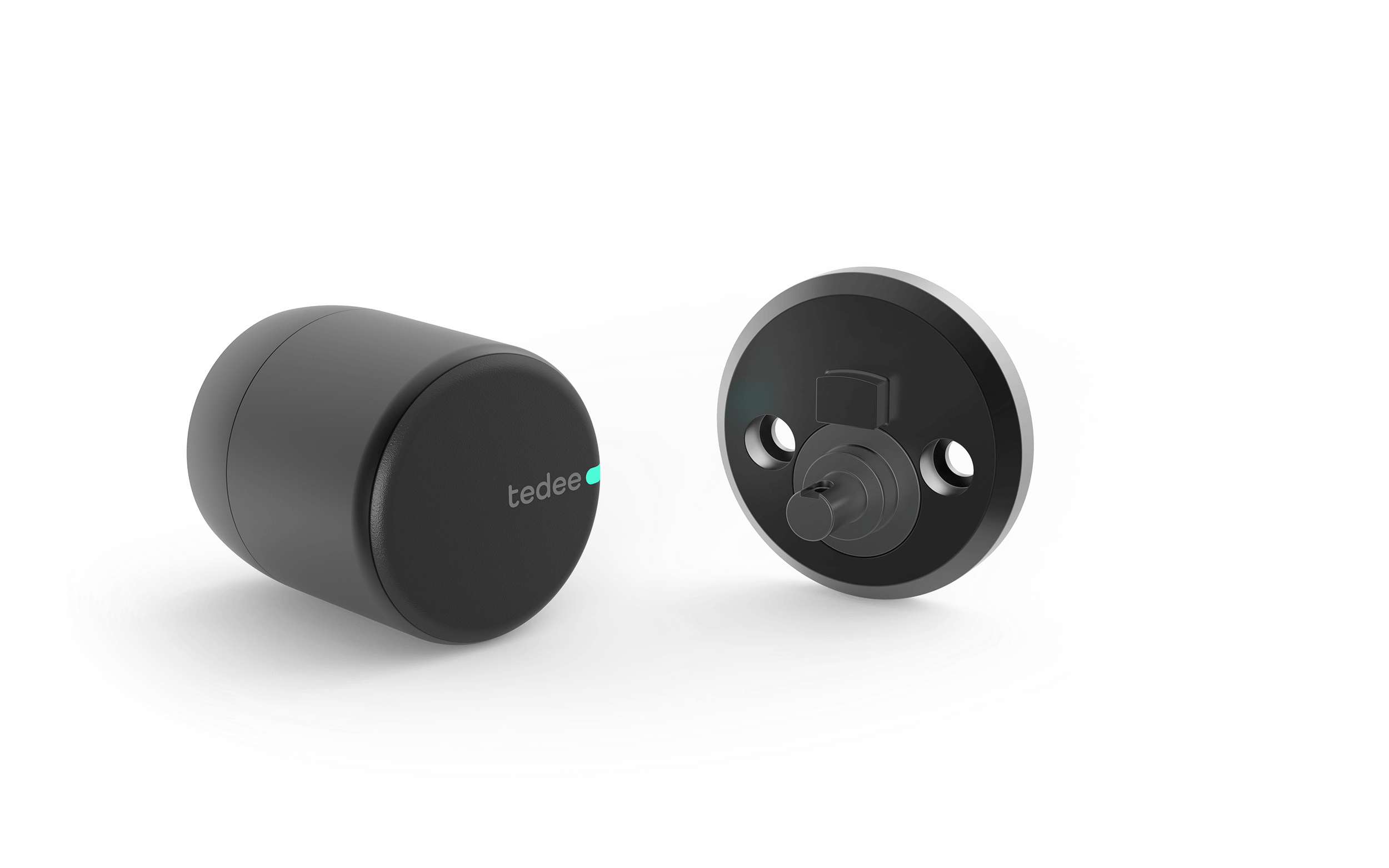tedee-pro-smart-lock-schwarz-mit-nordic-adapter-graphit image 3
