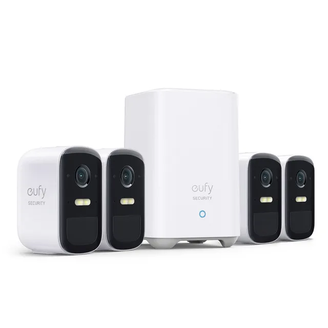 eufy-security-eufycam-2c-pro-2k-4-kamera-set-wlan-sicherheitssystem image 1